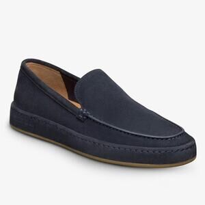 New ALLEN EDMONDS Brody Slip-on Sneaker Navy Suede Loafers Men's SIZE 9